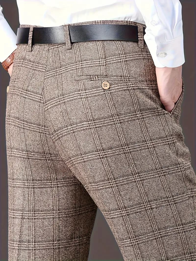 Ben | Herren Karierte Hose