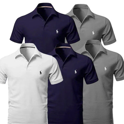 [BUY 3 GET 5] Kit 5 Polo R&L Essential - Pure