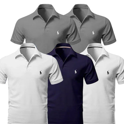 [BUY 3 GET 5] Kit 5 Polo R&L Essential - Pure